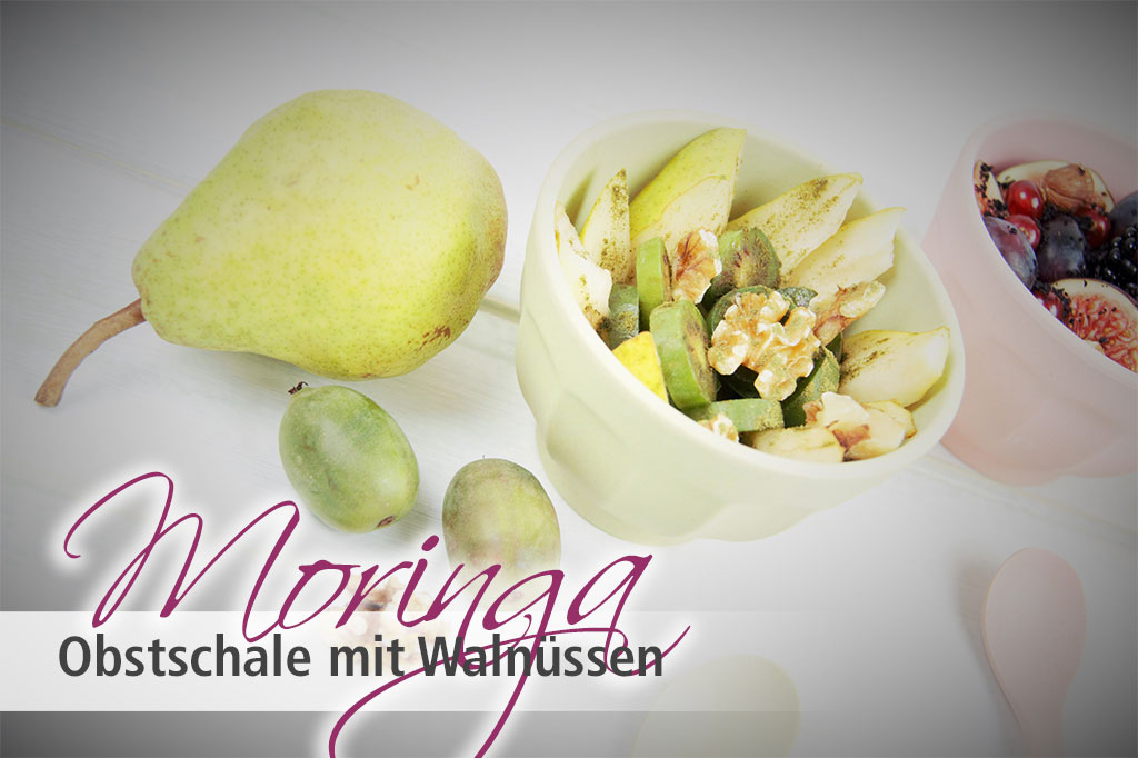 Rezept für Moringa-Obstschale-mit-Walnüssen